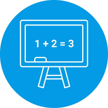 okul yönetim kurulu simgesi vektör illüstrasyonu