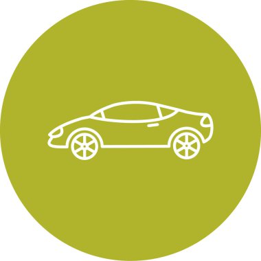 araba simgesi vektör illüstrasyonu