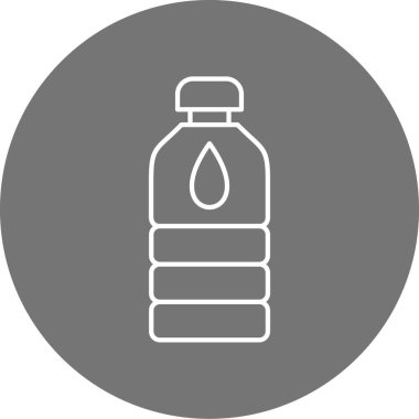 Bir spor şişesinin vektör simgesi