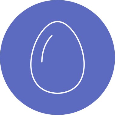 Tek besin simgesinin vektör illüstrasyonu