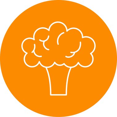 Sebze simgesinin vektör illüstrasyonu