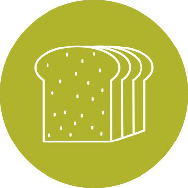 yiyecek, minimalist, vektör illüstrasyonu