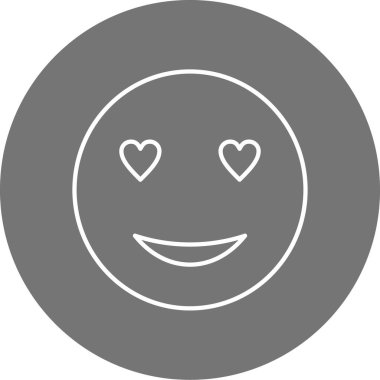 Duygusallık. Web simgesi basit illüstrasyon