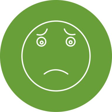 emoji simgesinin vektör illüstrasyonu