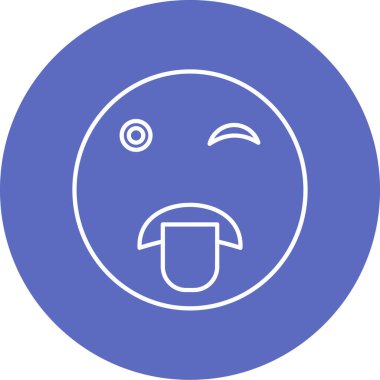 emoji simgesinin vektör illüstrasyonu