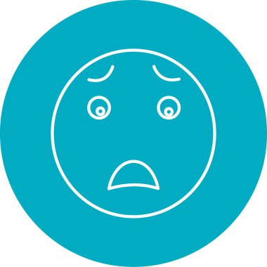 emoji simgesinin vektör illüstrasyonu