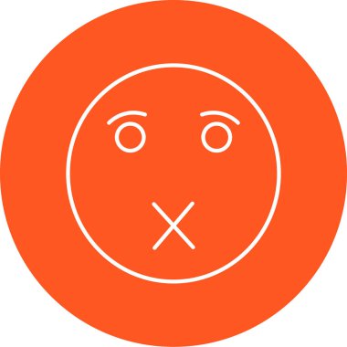 üzgün yüz simgesi, vektör illüstrasyonu