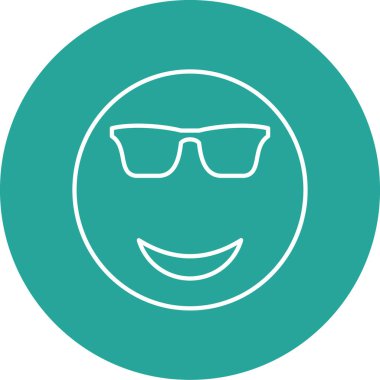 emoji simgesi vektör illüstrasyonu