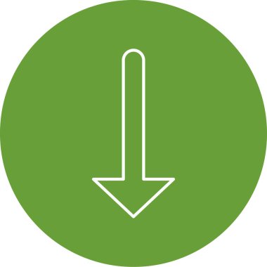 ok simgesinin vektör illüstrasyonu