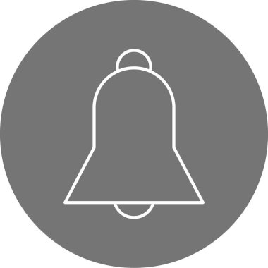 Güzel çan simgesinin vektör çizimi