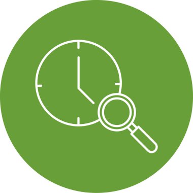 Saat simgesinin vektör illüstrasyonu