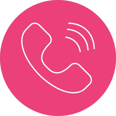 - Telefon. Web simgesi basit illüstrasyon