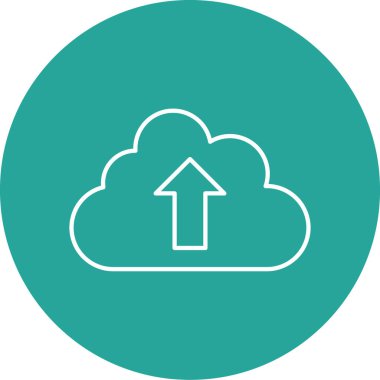 bulut simgesi, vektör illüstrasyonu