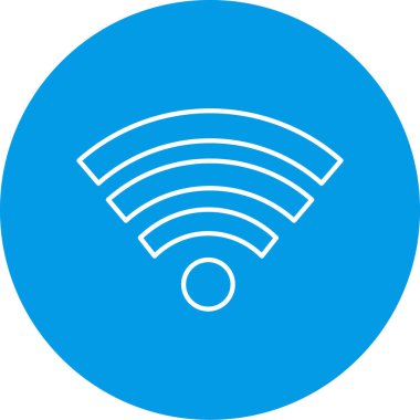 wifi simgesi vektör illüstrasyonu