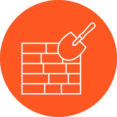 Yapı ve onarım simgesinin vektör illüstrasyonu