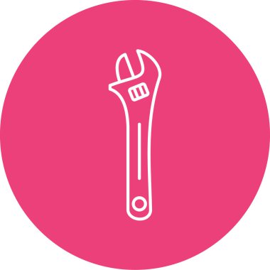 Modern oto tamir simgesinin vektör illüstrasyonu