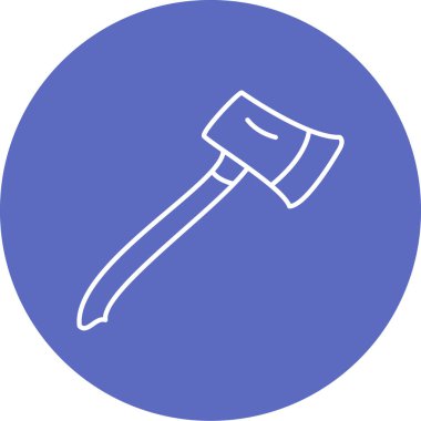 Axe vektör illüstrasyonu, simge ögesi arkaplanı