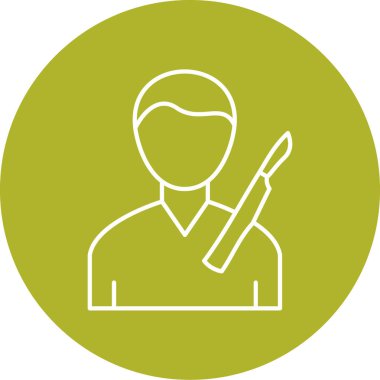 Modern insan simgesinin vektör illüstrasyonu