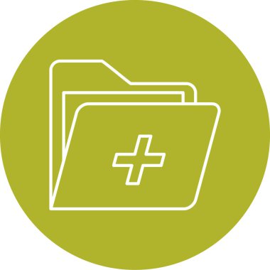 Modern tıbbi simgenin vektör illüstrasyonu