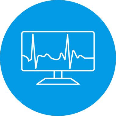 Modern bilgisayar simgesinin vektör illüstrasyonu