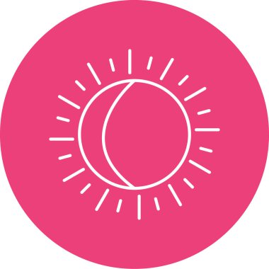 Güneş Simgesi Vektör illüstrasyonu