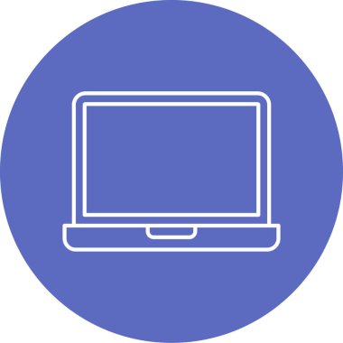 vektör lcd simgesi illüstrasyonu