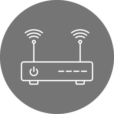 Yönlendirici simgesi, vektör illüstrasyonu