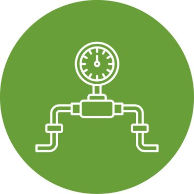 Bir bitki simgesinin vektör illüstrasyonu