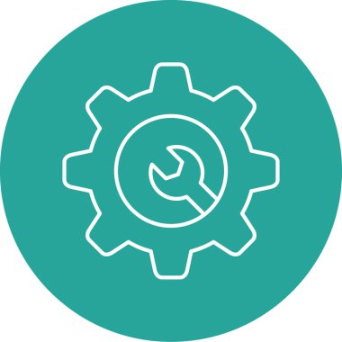 seo modern simgesinin vektör illüstrasyonu