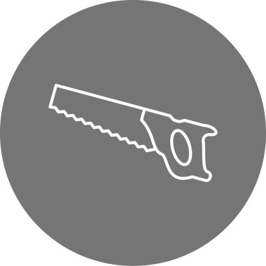 Bir bıçak simgesinin vektör illüstrasyonu