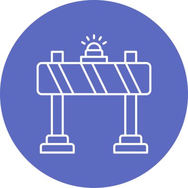 Bir bina simgesinin vektör illüstrasyonu