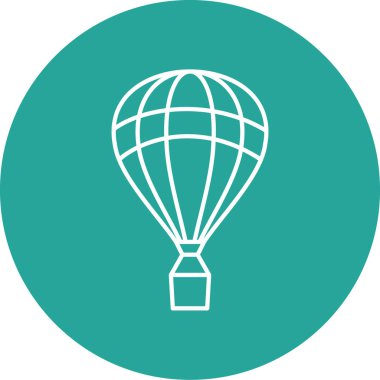 Bir balon simgesinin vektör çizimi