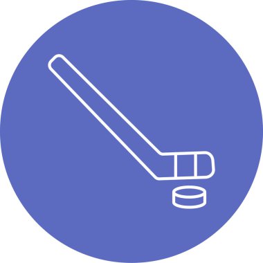 hokey ikonu vektör illüstrasyonu