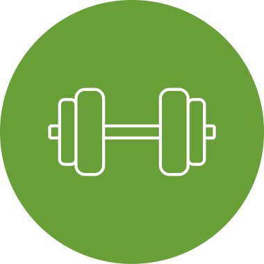 Dambıl simgesinin vektör illüstrasyonu