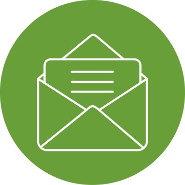 Posta simgesinin vektör illüstrasyonu