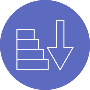 İş ve modern simgenin vektör illüstrasyonu