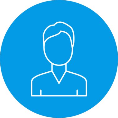 İnsan simgesinin vektör illüstrasyonu