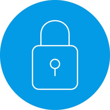 ikon vektör illüstrasyonunu kilitle