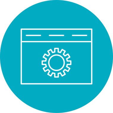 seo modern simgesinin vektör illüstrasyonu