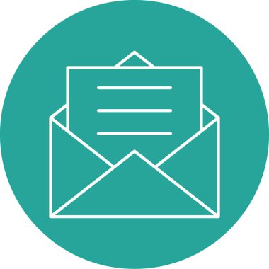 Posta simgesinin vektör illüstrasyonu