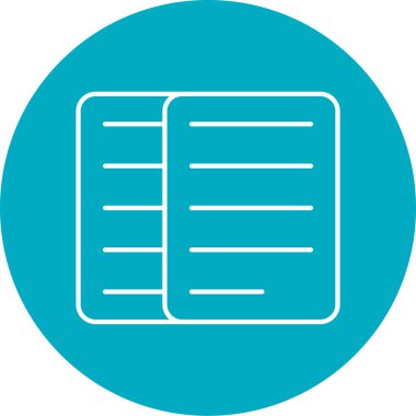 kitap simgesi vektör illüstrasyonu