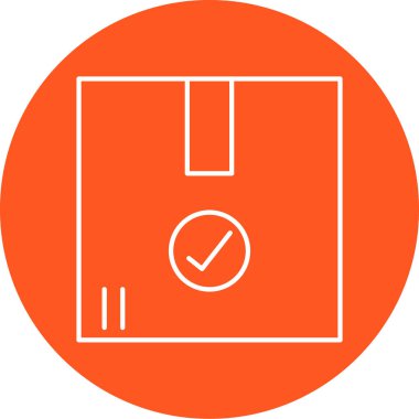 Teslimat. Web simgesi vektör illüstrasyonu