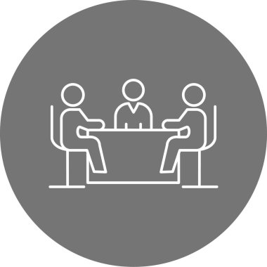 İnsan simgesinin vektör illüstrasyonu