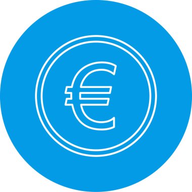 Avro işareti simgesi, vektör illüstrasyonu