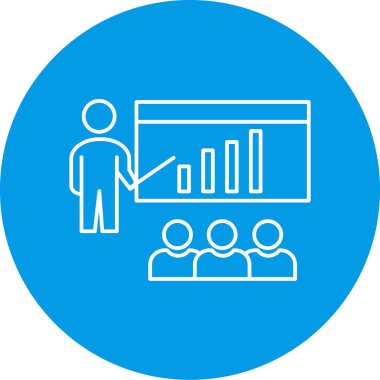İş ve finans simgesinin vektör illüstrasyonu