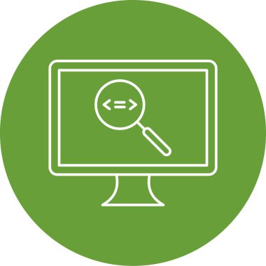 seo modern simgesinin vektör illüstrasyonu