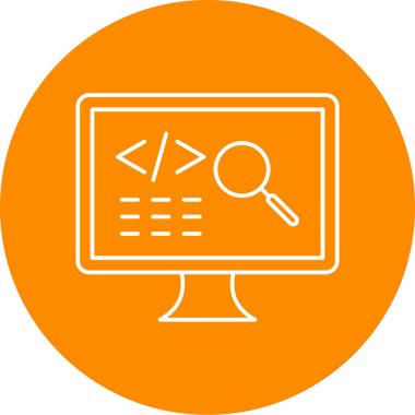 seo modern simgesinin vektör illüstrasyonu