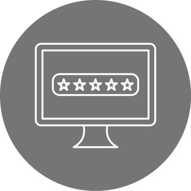 seo modern simgesinin vektör illüstrasyonu