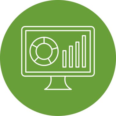 veri analizi. Web simgesi