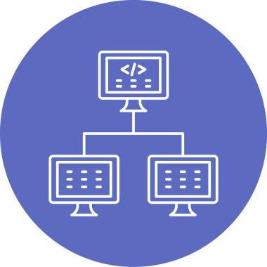 vektör lcd simgesi illüstrasyonu